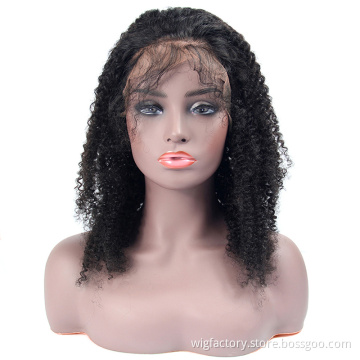 Brazilian 4*4 afro wigs for black women human hair,Curly 12a human hair wigs,Lace Frontalkinky human hair wigs